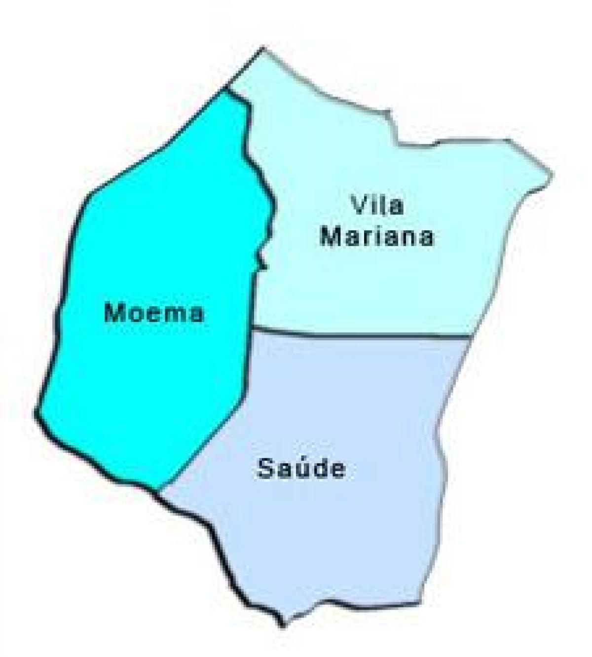 Kart Vila-Mariana супрефектур