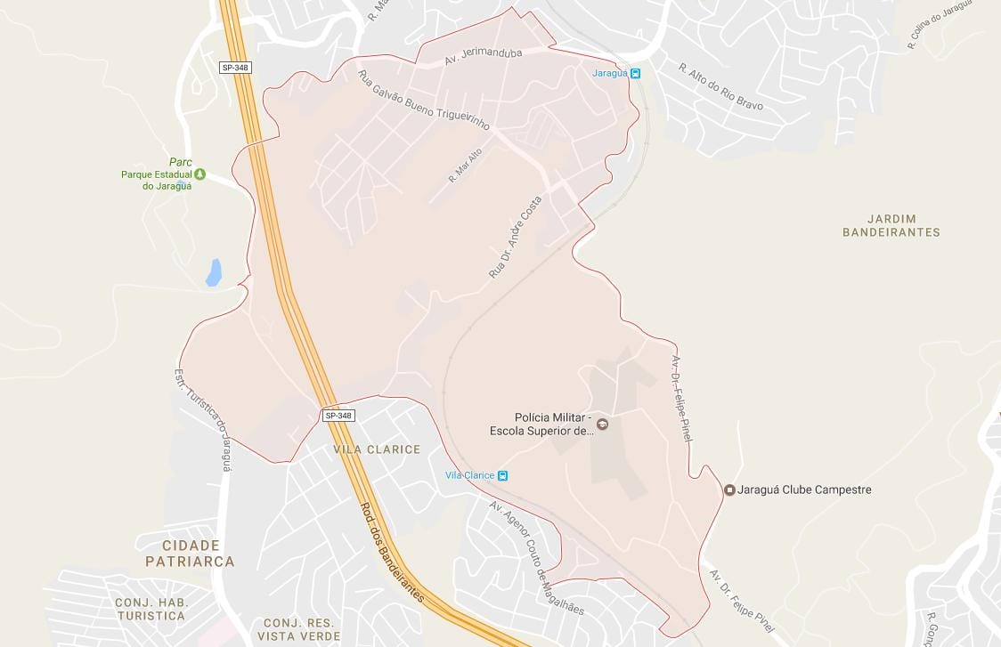 Kart Жарагуа-San Paulo