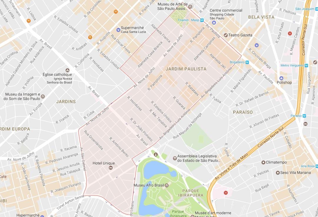 Kart Жардим Паулиста-San Paulo