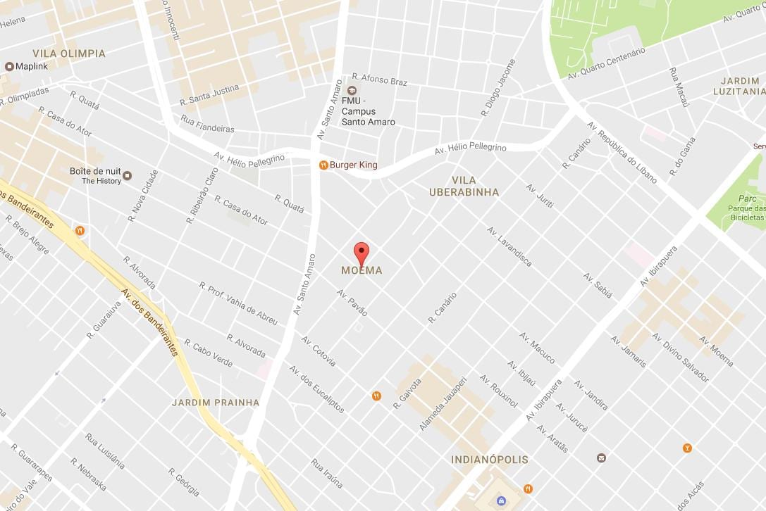 Kart San-Paulo Моема