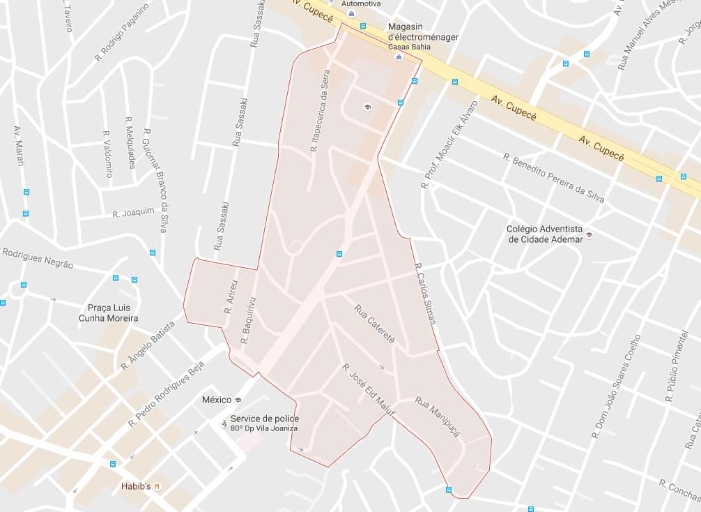 Kart Сидаде Адемаре San Paulo