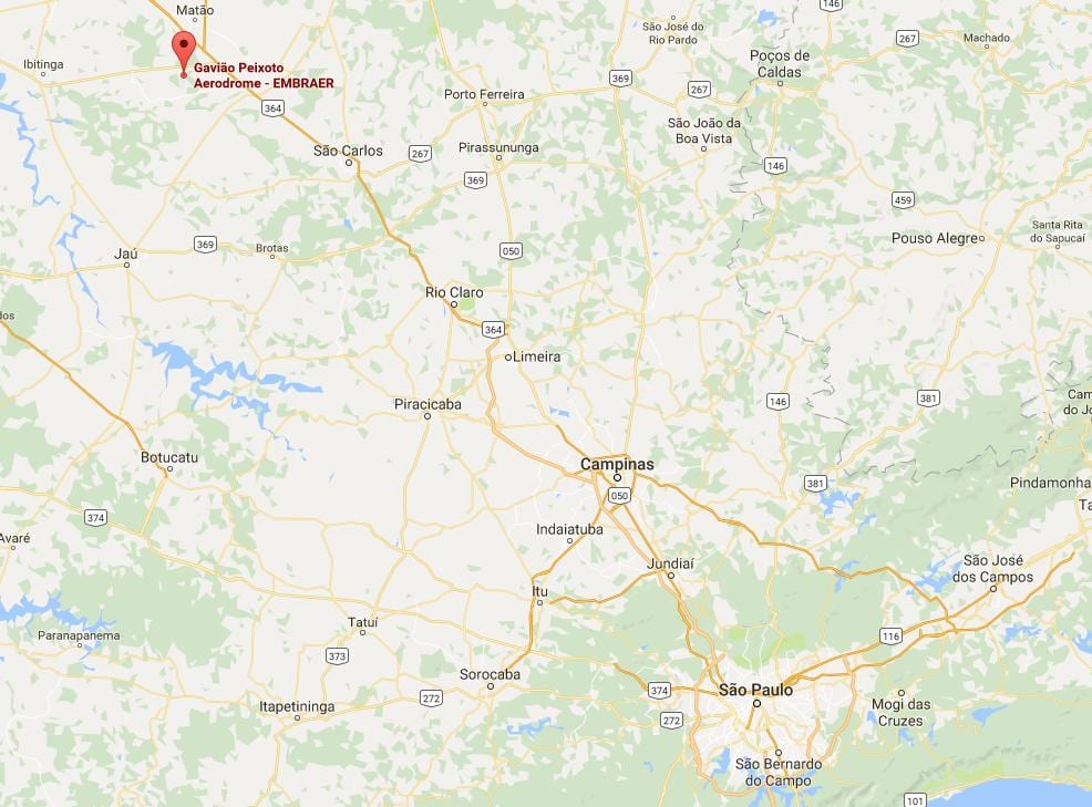 Kart aerodrom Gavião Пейшоту