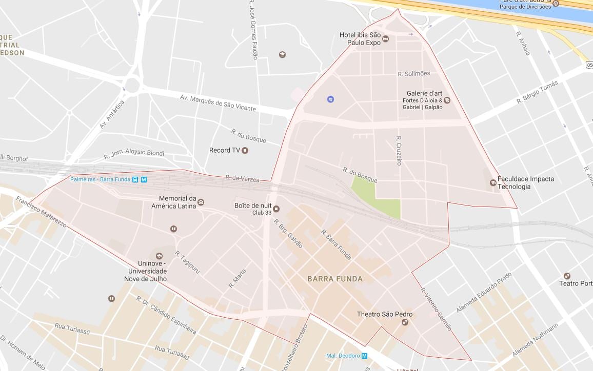 Kart Barra-Фунда-San Paulo