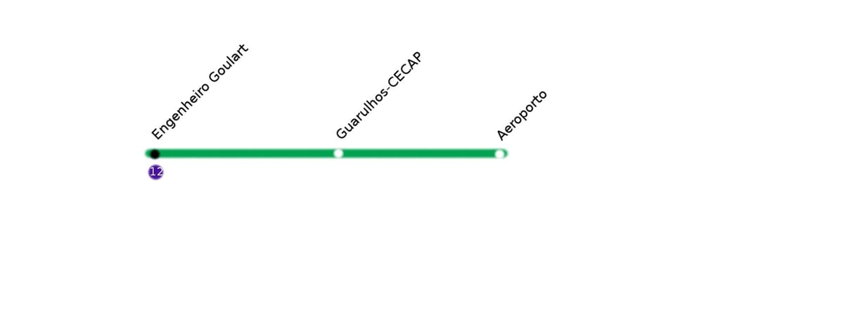 Kart San-Paulo CPTM - line 13 - Джейд