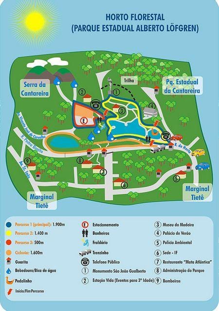 Kart-deyə park Alberto - çiçəkli bağ