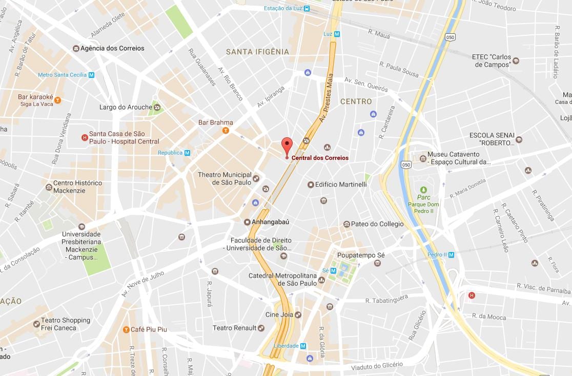 Kart Palacio-dos-hərbi-dəniz San Paulo