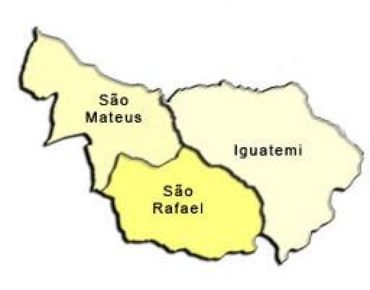 Kart San Матеус супрефектур