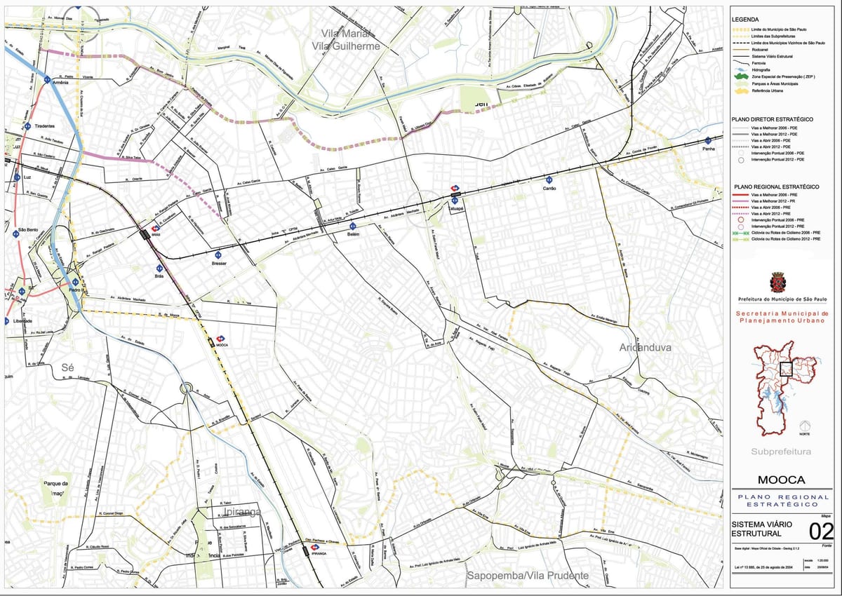 Kart stansiyası San - Paulo - yollar