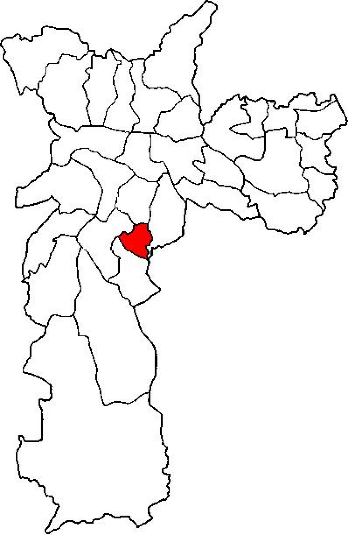 Kart sub-prefecture Жабакуара San Paulo