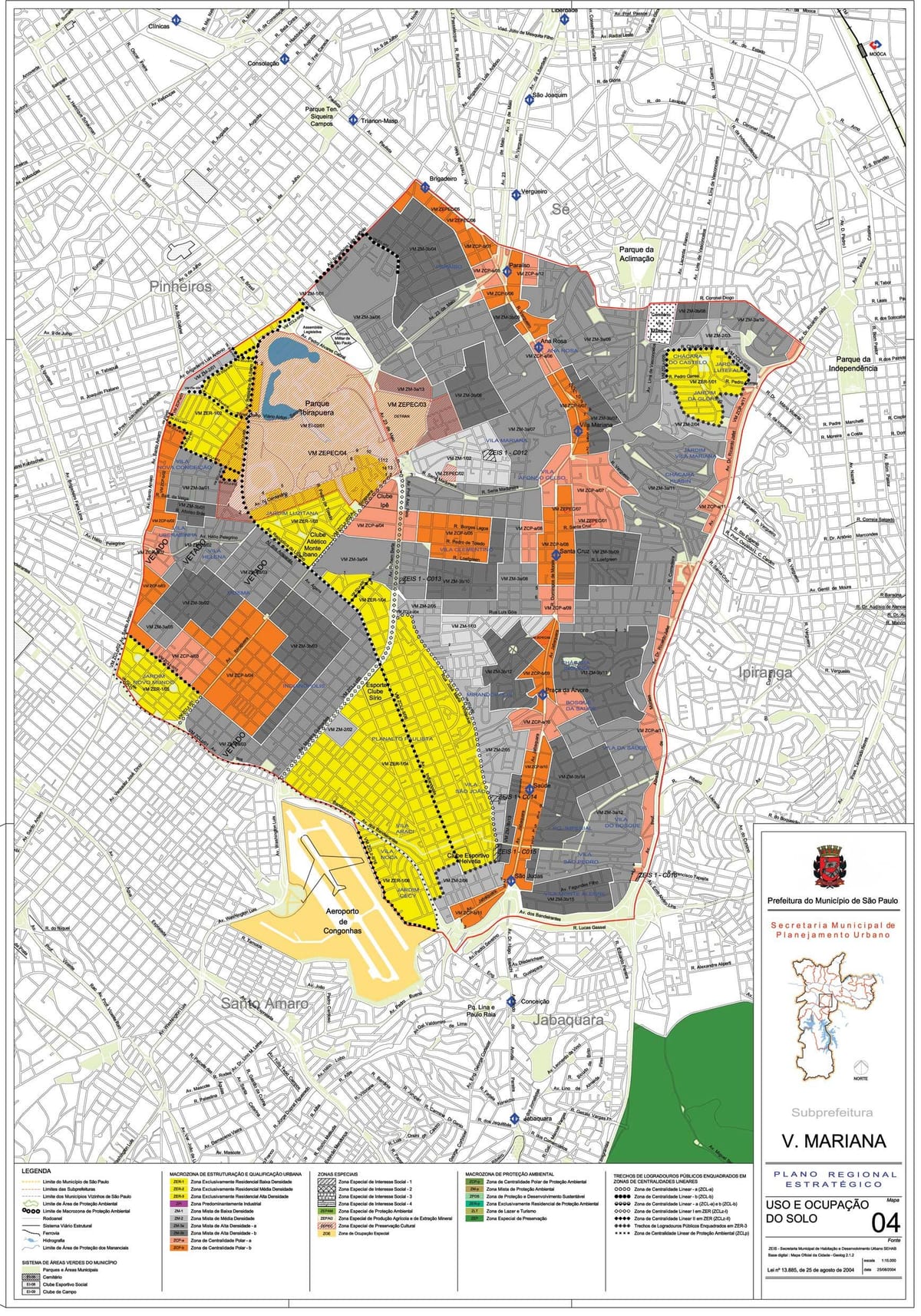 Kart Vila-Mariana San - Paulo - ələ torpaq