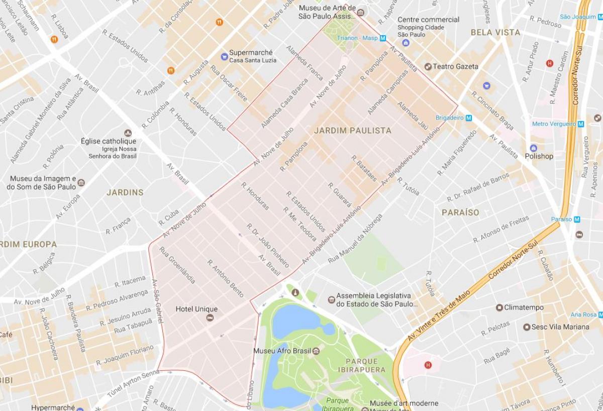 Kart Жардим Паулиста-San Paulo