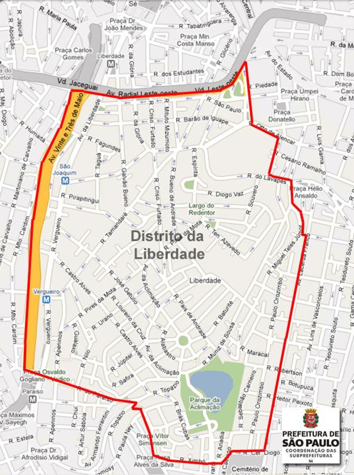 Kart Либердаде, San Paulo