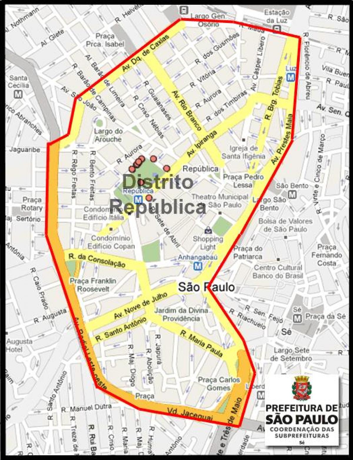 Kart Република San Paulo