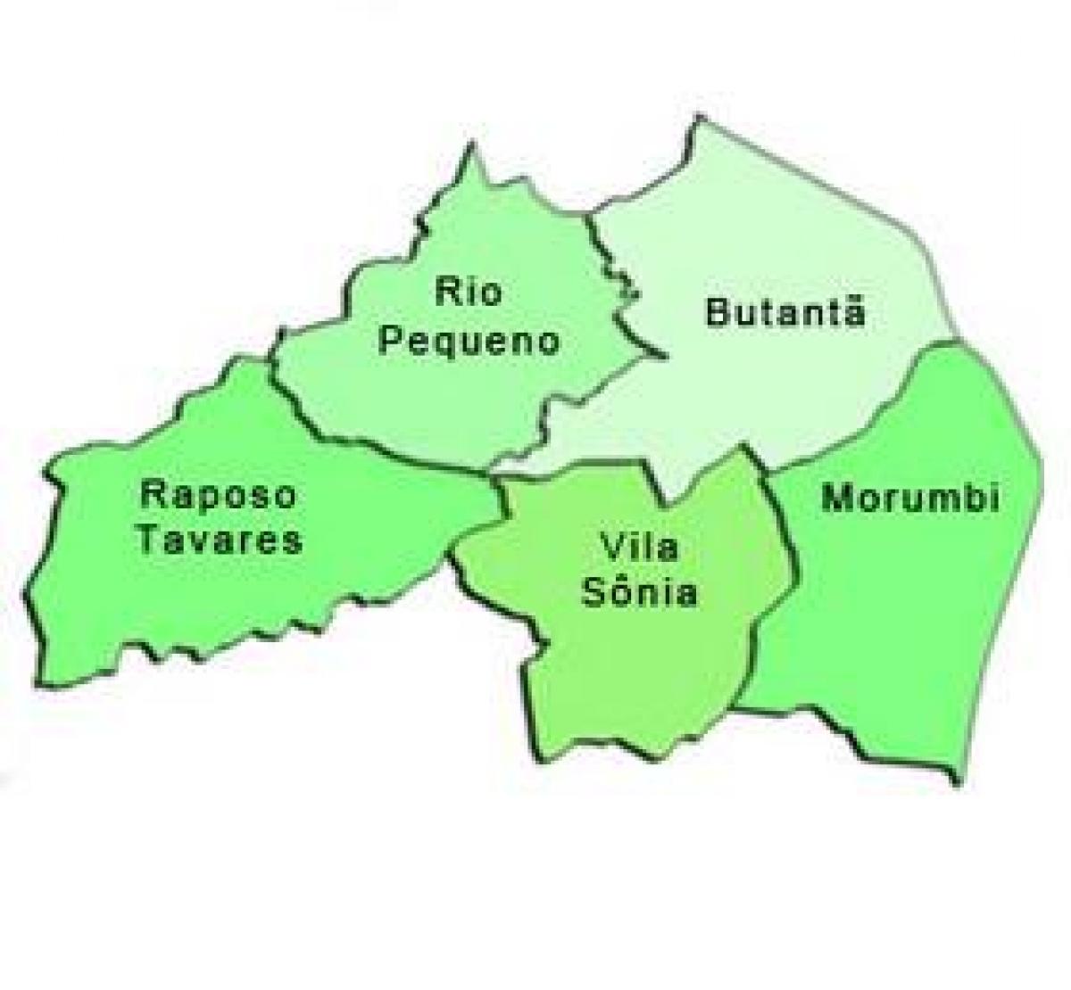 Kart супрефектур Butantã