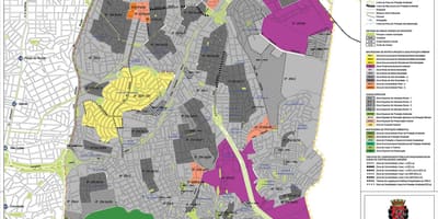 Kart Ипиранга-San-Paulo - ələ torpaq