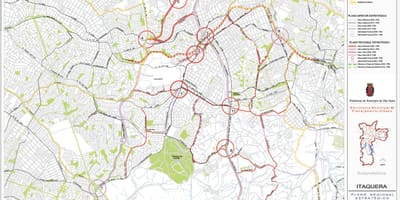 Kart Итакера San-Paulo - yollar