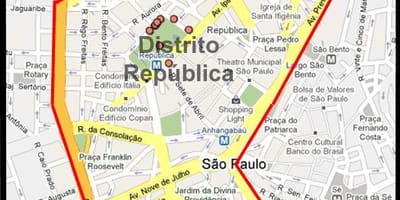 Kart Република San Paulo