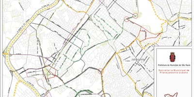Kart Санту-Амару San-Paulo - yollar