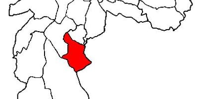 Şəhərin xəritəsi супрефектур Адемар San Paulo