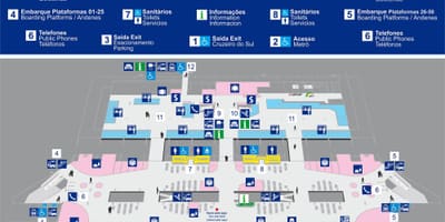 Kart avtobus terminalında Тиете