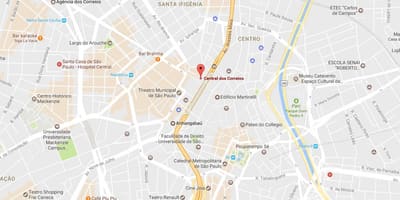 Kart Palacio-dos-hərbi-dəniz San Paulo