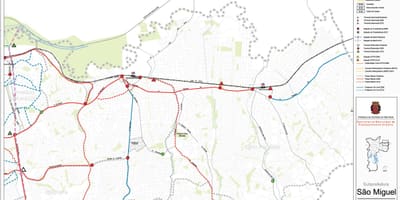 Kart San Мигел-Паулиста San-Paulo - ictimai nəqliyyat