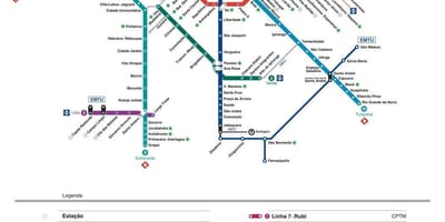 Kart San-Paulo CPTM nəqliyyat
