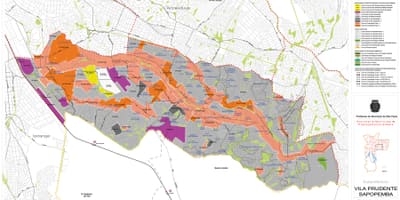 Kart San-Paulo-Vila-Пруденти - ələ torpaq