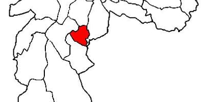 Kart sub-prefecture Жабакуара San Paulo