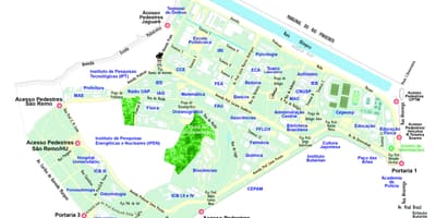 Kart universitetinin San-Paulo - УСП
