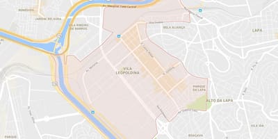 Kart San-Paulo Vila Леопольдина