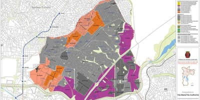Kart Vila-Maria-San - Paulo - ələ torpaq