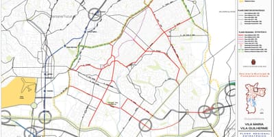 Kart Vila-Maria-San - Paulo - yollar