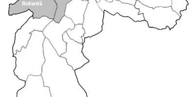 Kart San-Paulo zonaları Оэсте