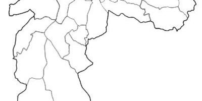 Kart San-Paulo Нордеште zonaları