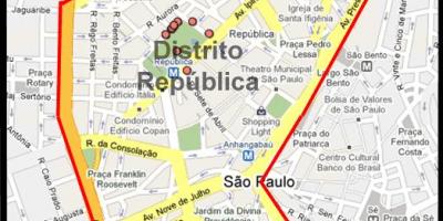 Kart Република San Paulo